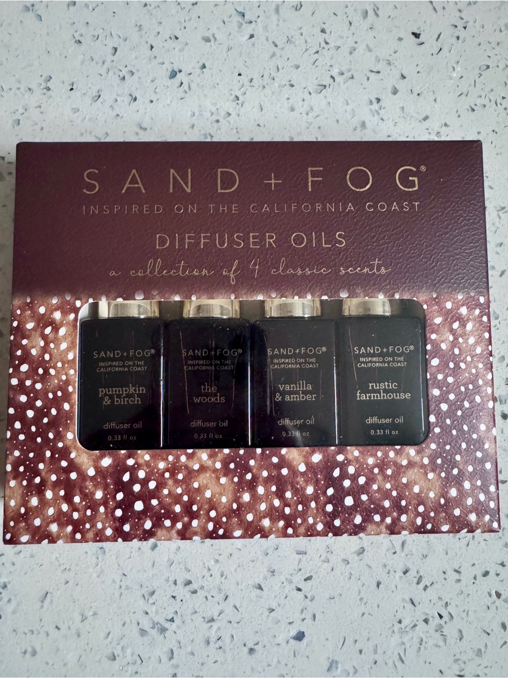 Sand + Fog Diffuser Oil Set – 4 Scents